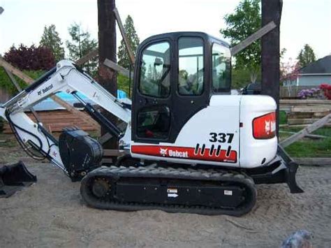 1999 bobcat 337 mini excavator parts|337 bobcat spec.